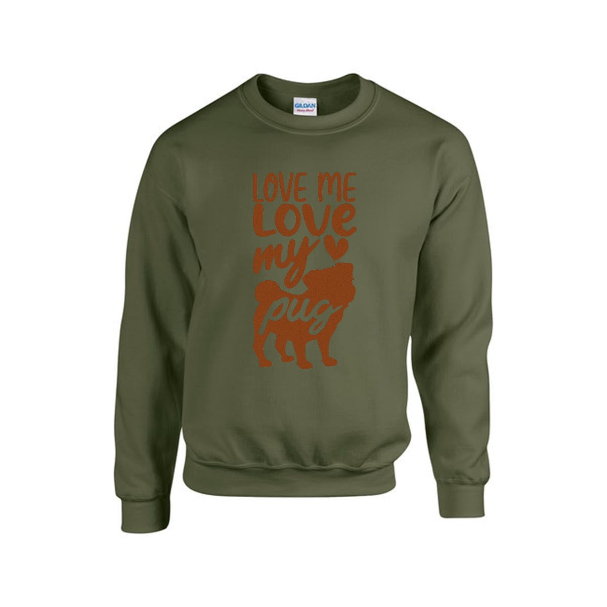 Nova - Unisex Cotton Sweater for Pug Lovers