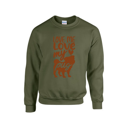 Nova - Unisex Cotton Sweater for Pug Lovers