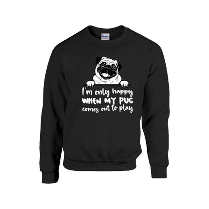 Max - Unisex Cotton Sweater for Pug Lovers