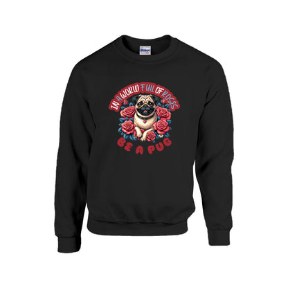 Duke - Unisex Cotton Sweater for Pug Lovers