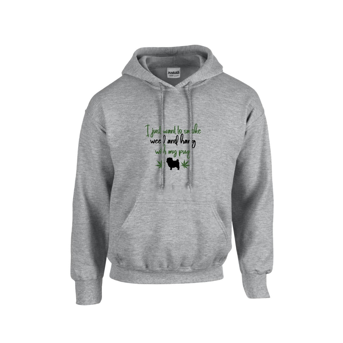 Percey  - Pug Lover Hoodie – Essential Unisex Cotton Sweatshirt