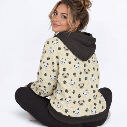 Freya - Matching Dog & Owner Hoodie Set – All-Over Print human Sweatshirt