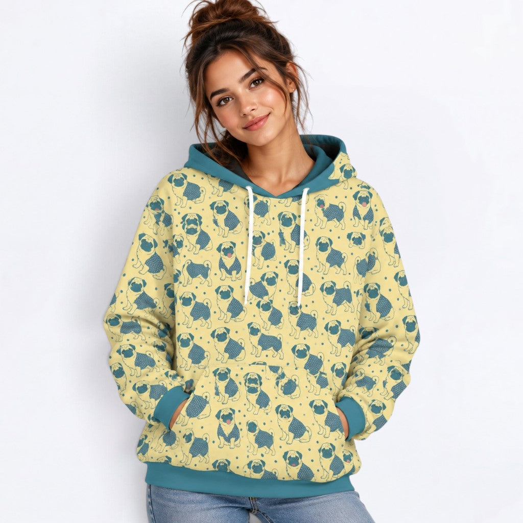 Duke - Matching Dog & Owner Hoodie Set – All-Over Print human Sweatshirt