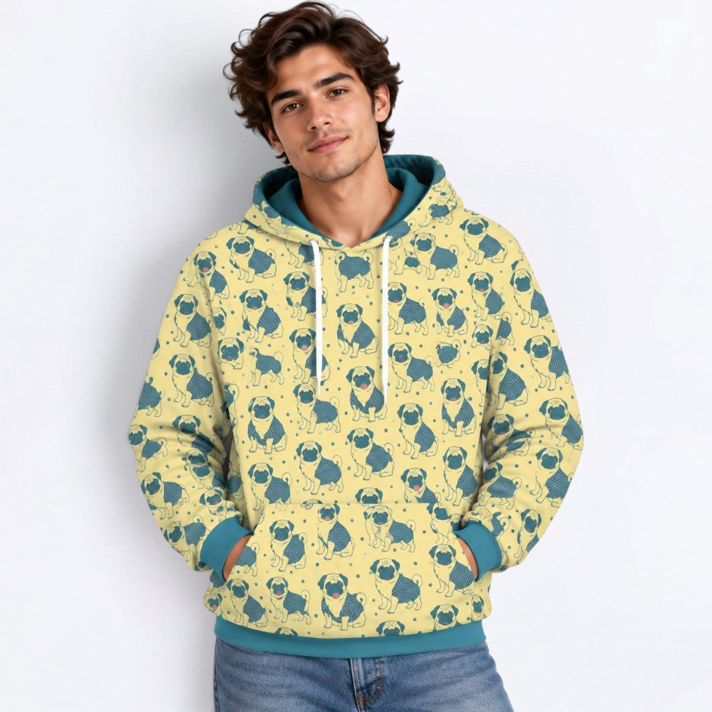 Duke - Matching Dog & Owner Hoodie Set – All-Over Print human Sweatshirt