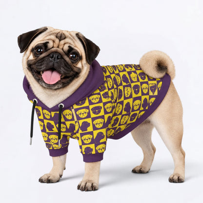 Hugo - Matching Dog & Owner Hoodie Set – All-Over Print dog Sweatshirt