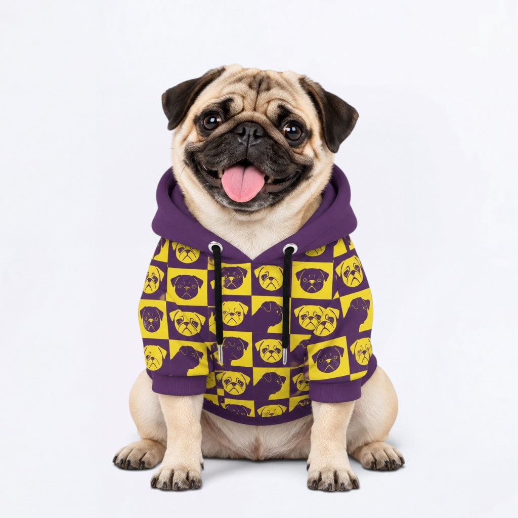 Hugo - Matching Dog & Owner Hoodie Set – All-Over Print dog Sweatshirt