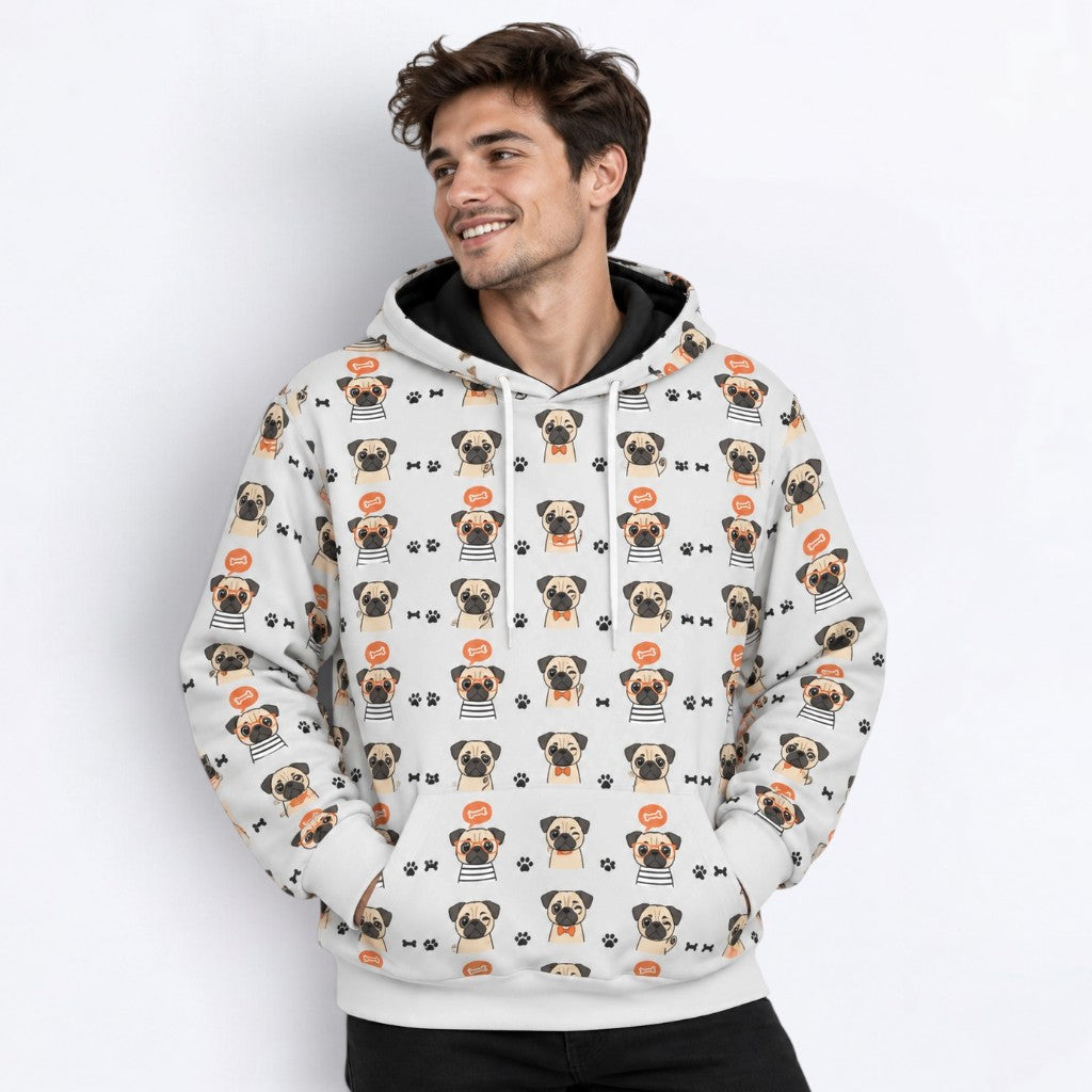 Teddy - Matching Dog & Owner Hoodie Set – All-Over Print human Sweatshirt