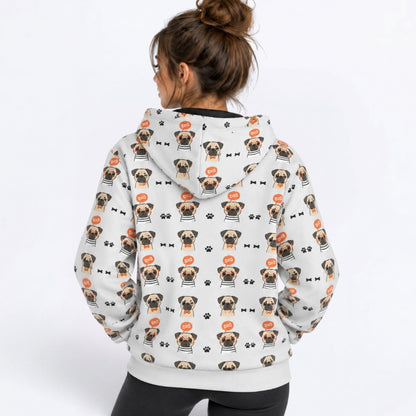 Teddy - Matching Dog & Owner Hoodie Set – All-Over Print human Sweatshirt