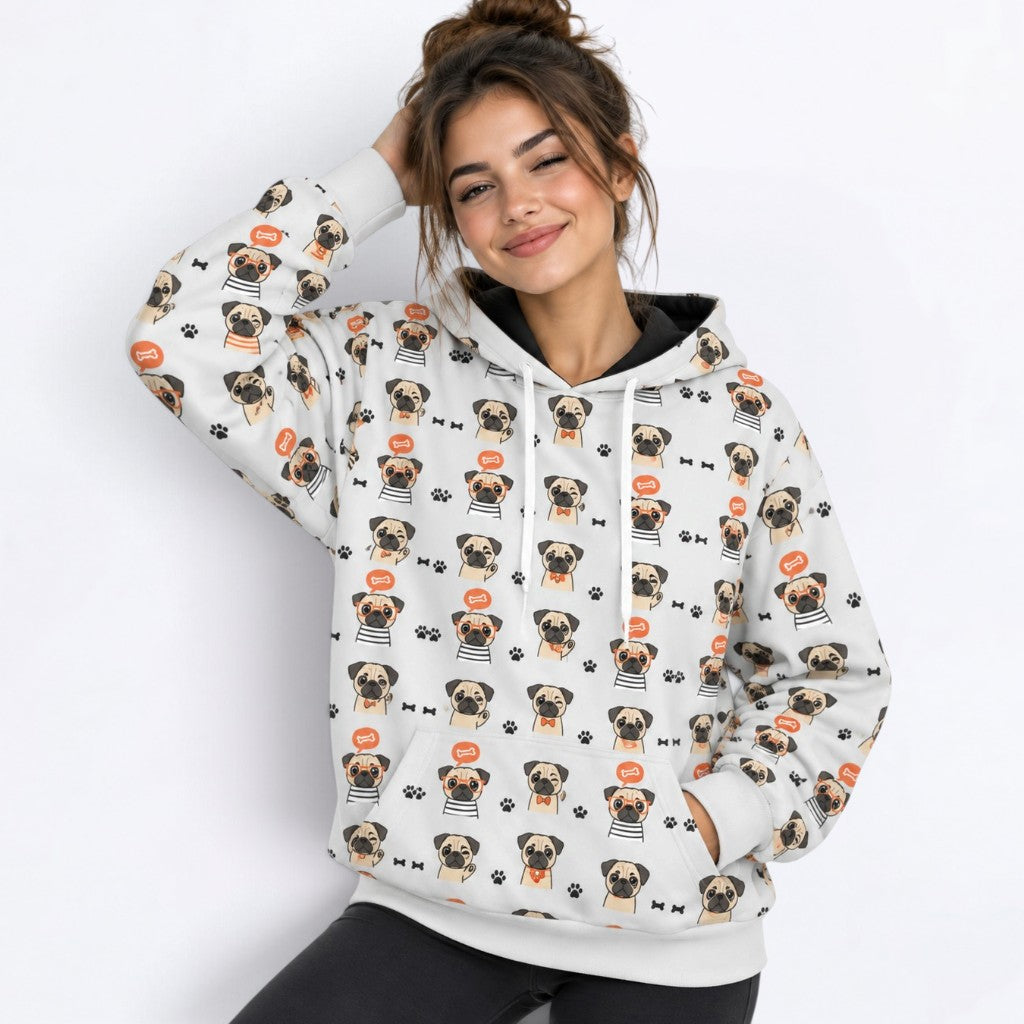 Teddy - Matching Dog & Owner Hoodie Set – All-Over Print human Sweatshirt