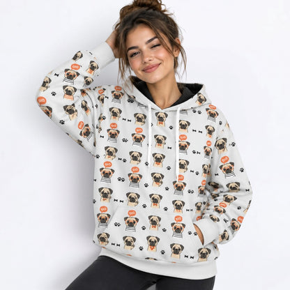 Teddy - Matching Dog & Owner Hoodie Set – All-Over Print human Sweatshirt