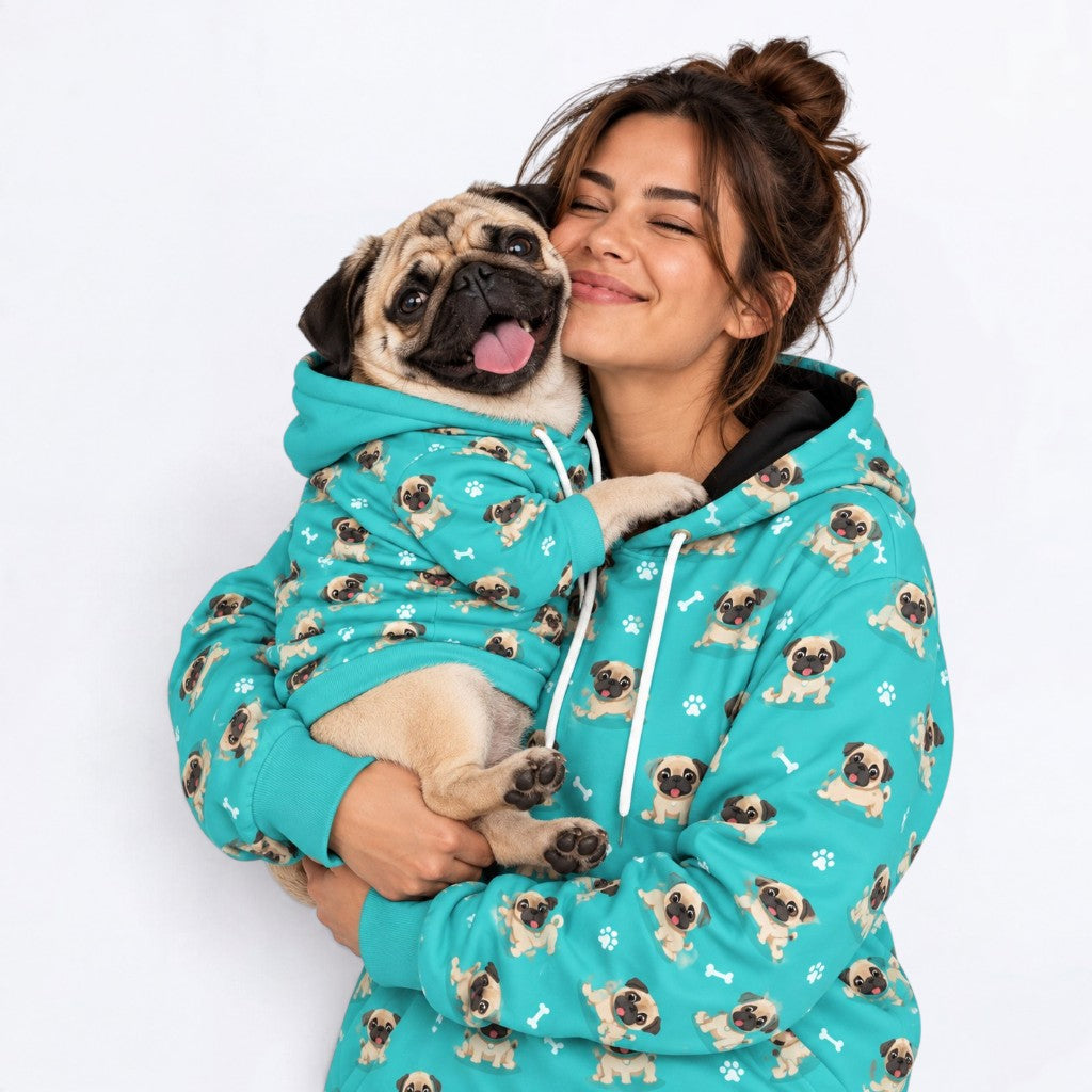 Odin - Matching Dog & Owner Hoodie Set – All-Over Print dog Sweatshirt