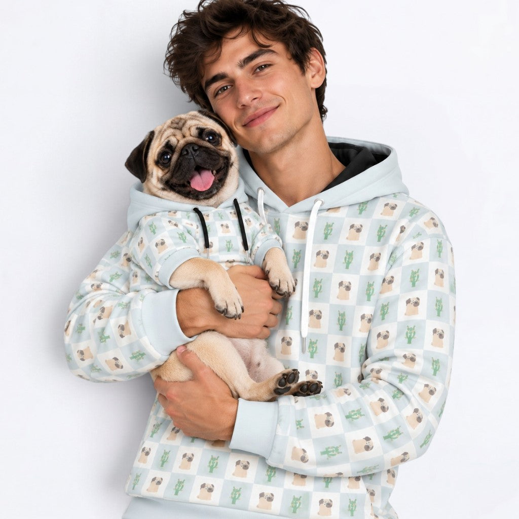Finn - Matching Dog & Owner Hoodie Set – All-Over Print human Sweatshirt