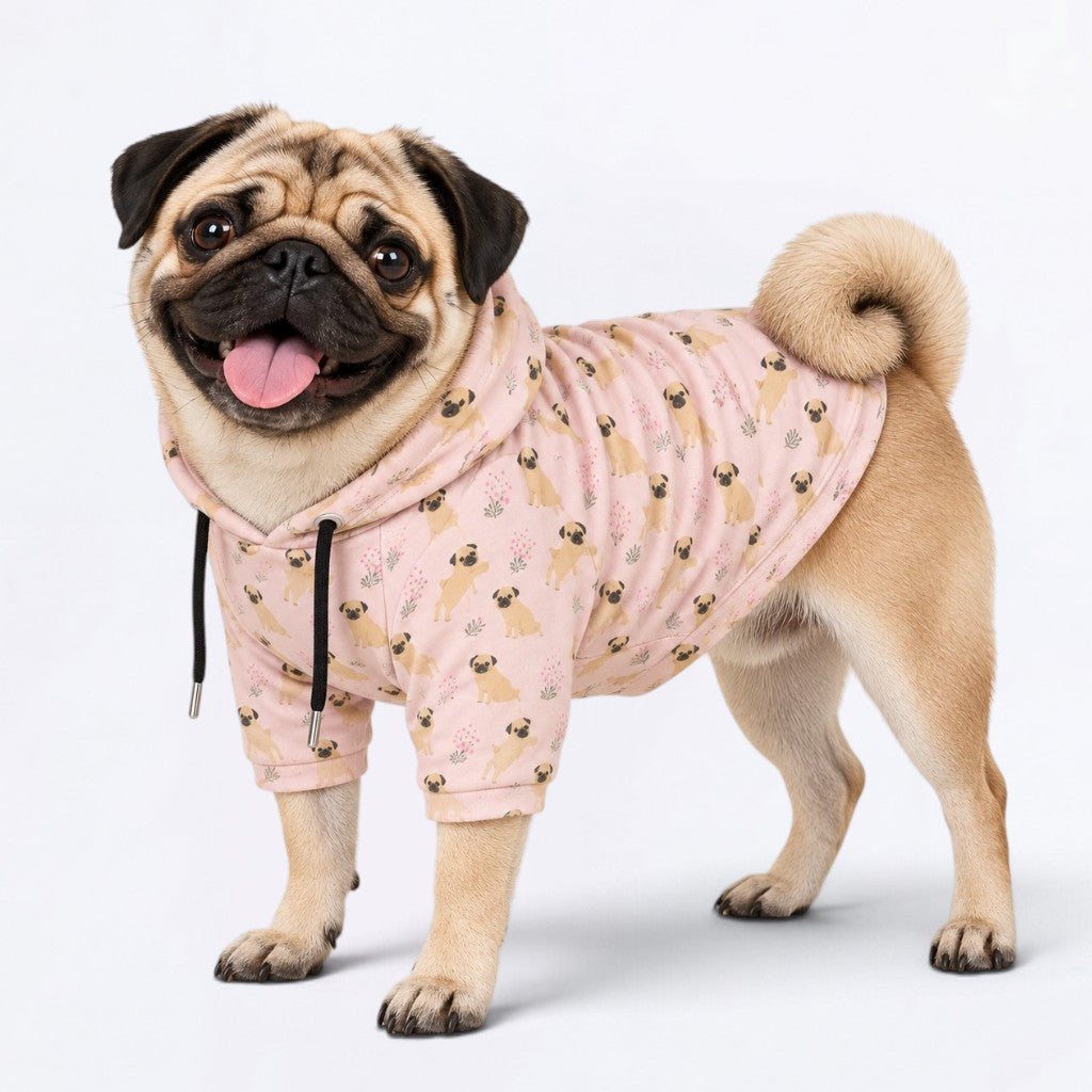 Cookie - Matching Dog & Owner Hoodie Set – All-Over Print dog Sweatshirt