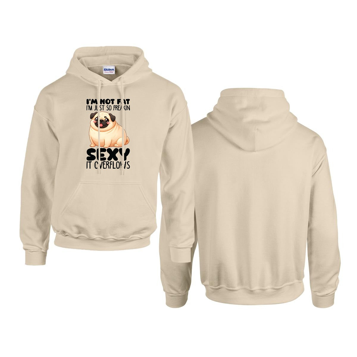 Atlas  - Pug Lover Hoodie – Essential Unisex Cotton Sweatshirt