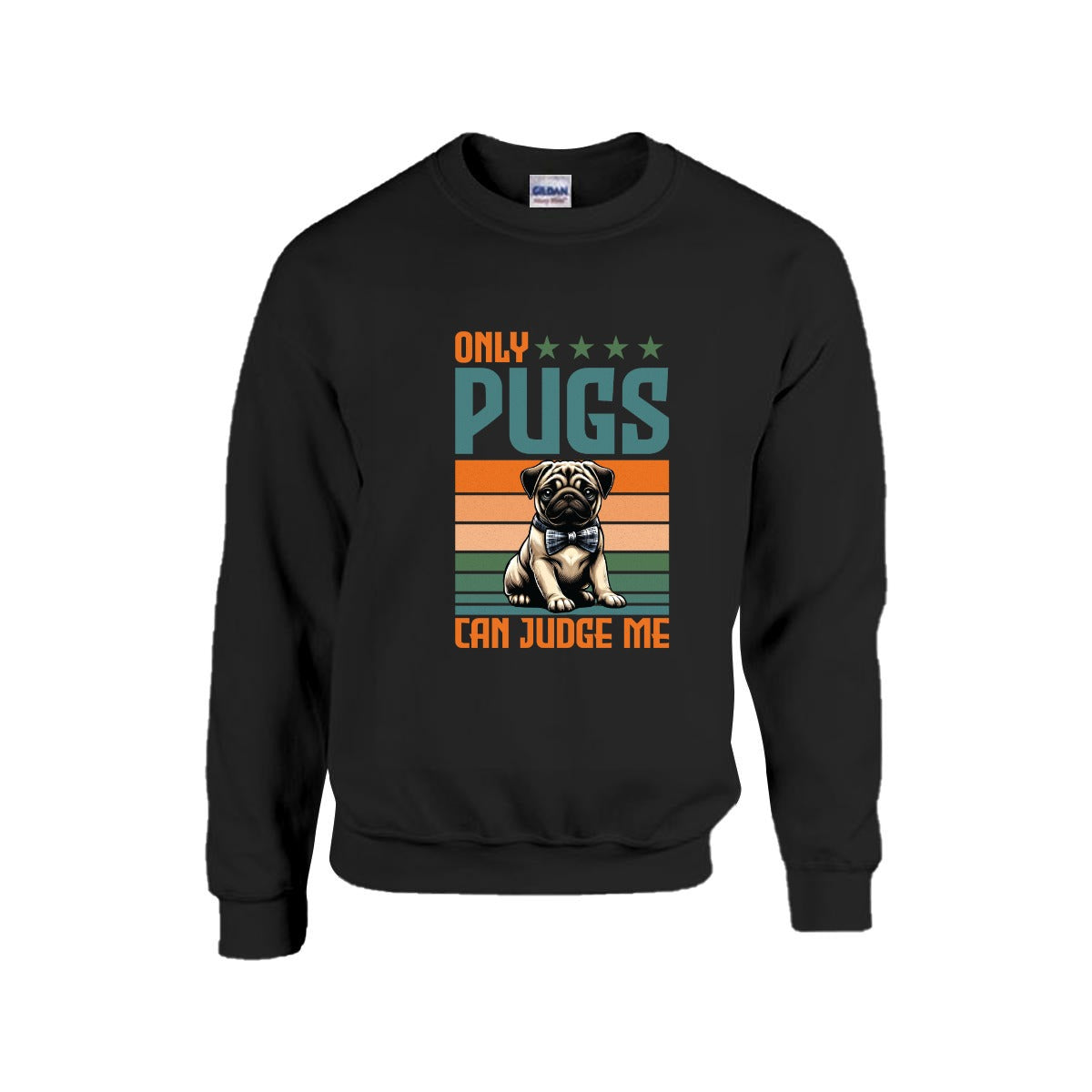 Ace - Unisex Cotton Sweater for Pug Lovers