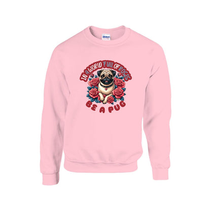 Duke - Unisex Cotton Sweater for Pug Lovers