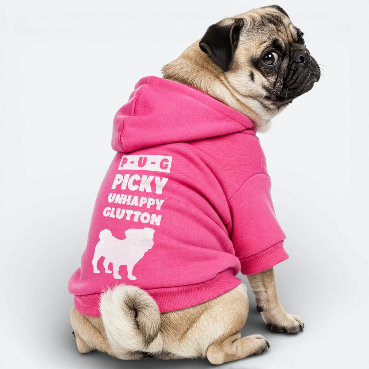 Noodle - Pug Cotton Hoodie