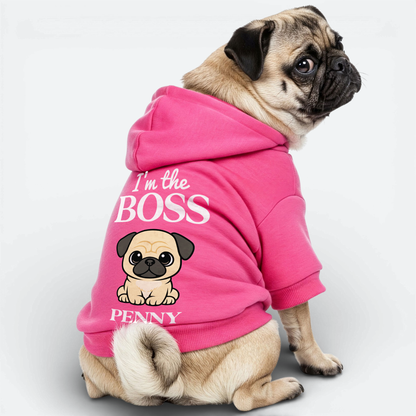 Tilly - Personalized Pug Cotton Hoodie