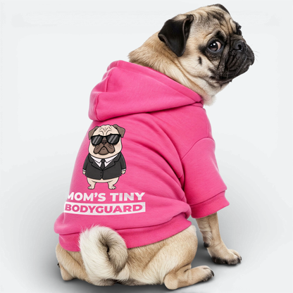 Charcoal - Pug Cotton Hoodie