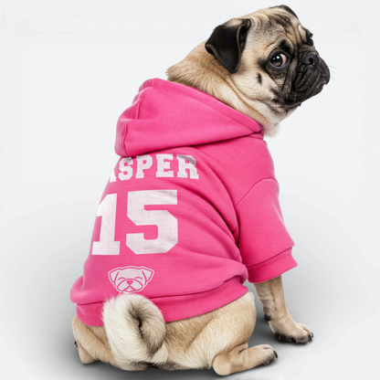 Jasper - Personalized Pug Cotton Hoodie