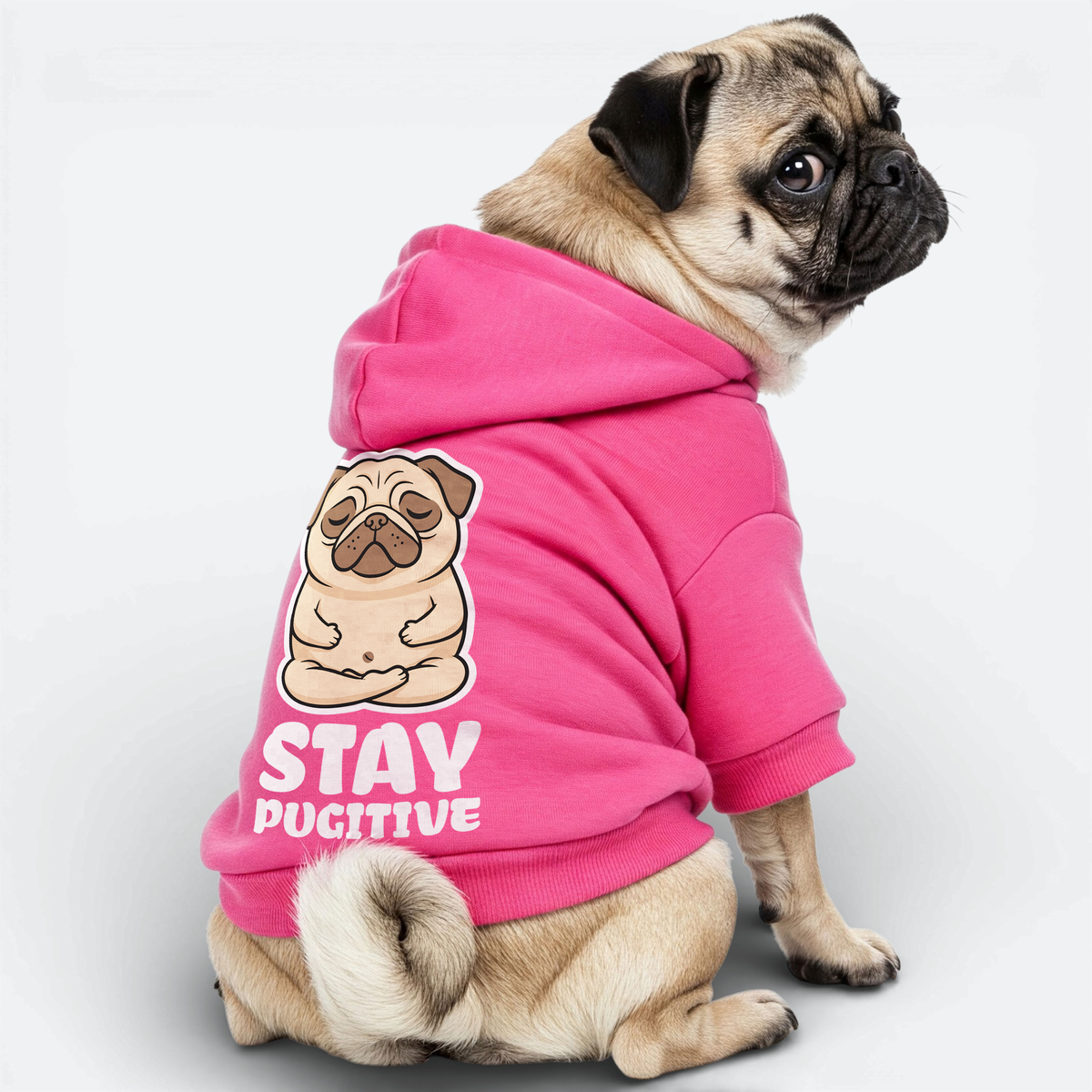 Sprout - Pug Cotton Hoodie