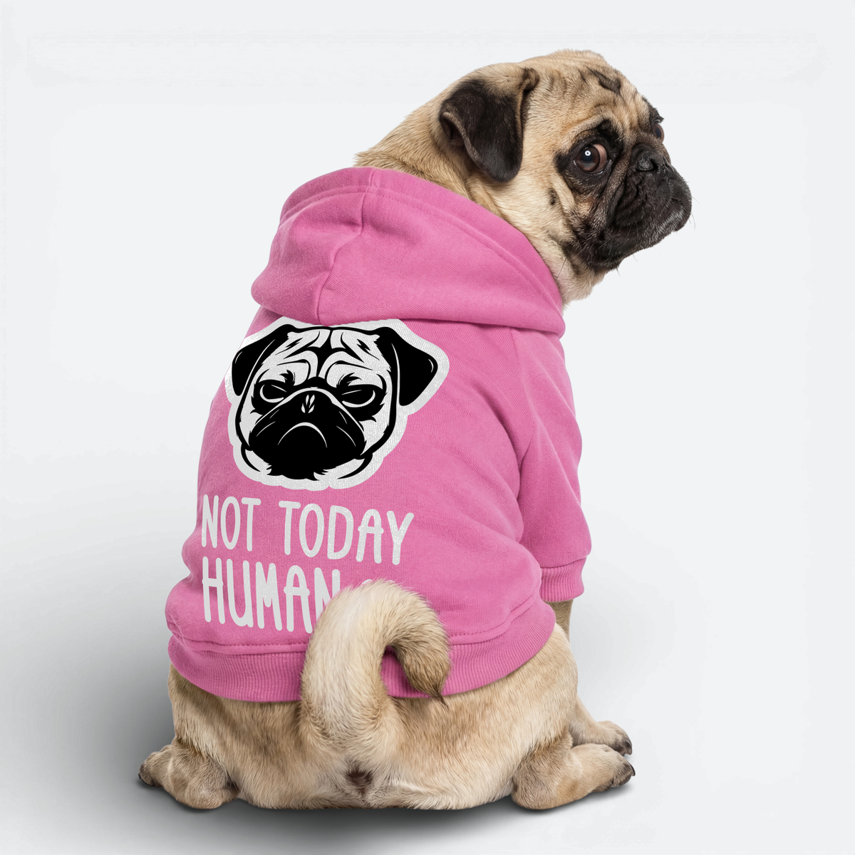 Cricket - Pug Cotton Hoodie