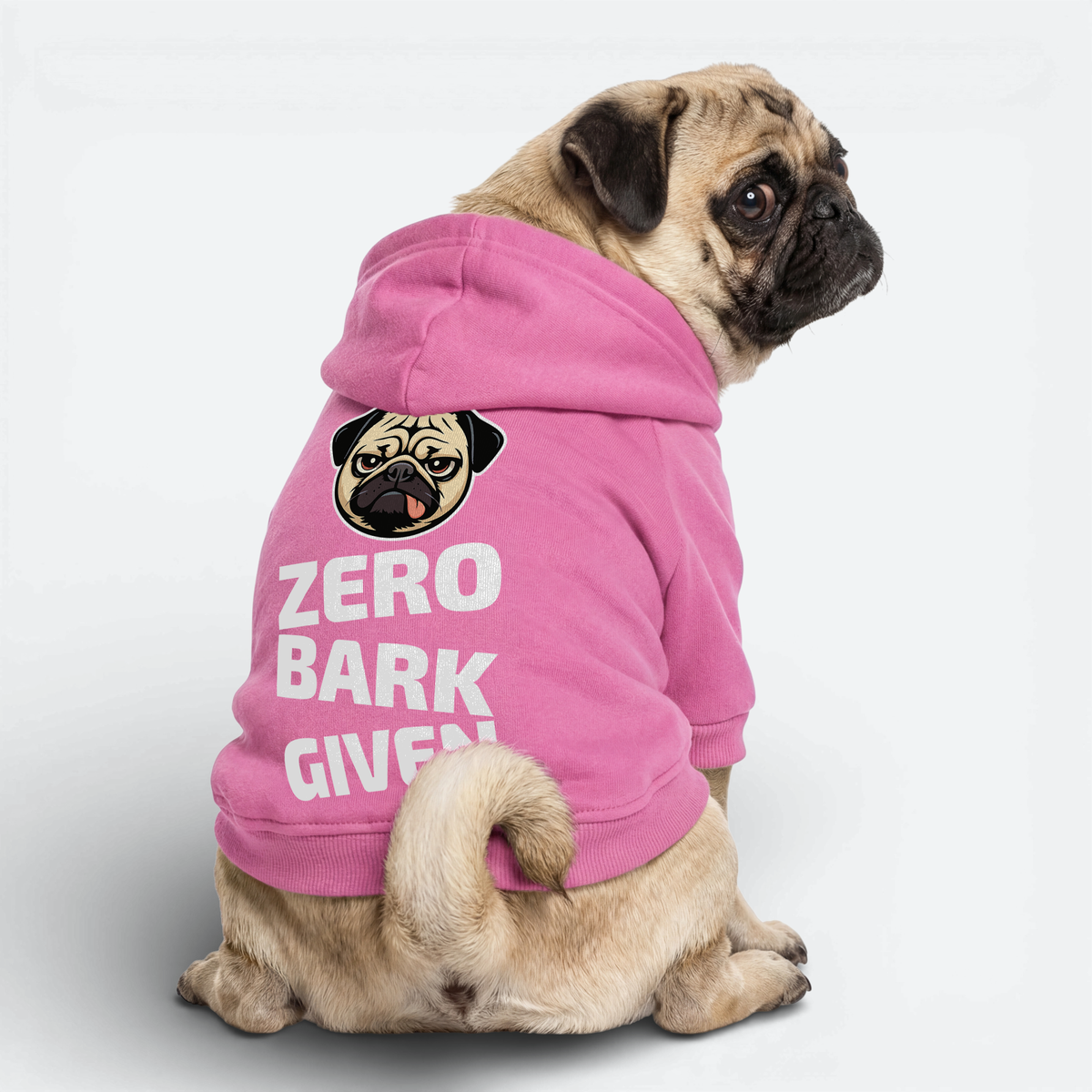 Eloise - Pug Cotton Hoodie