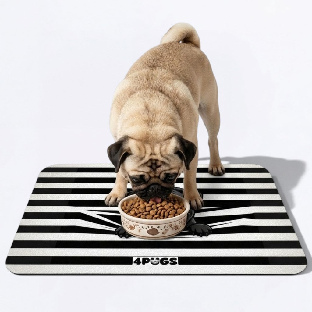 Nova - Premium Leather Dog Food Mat