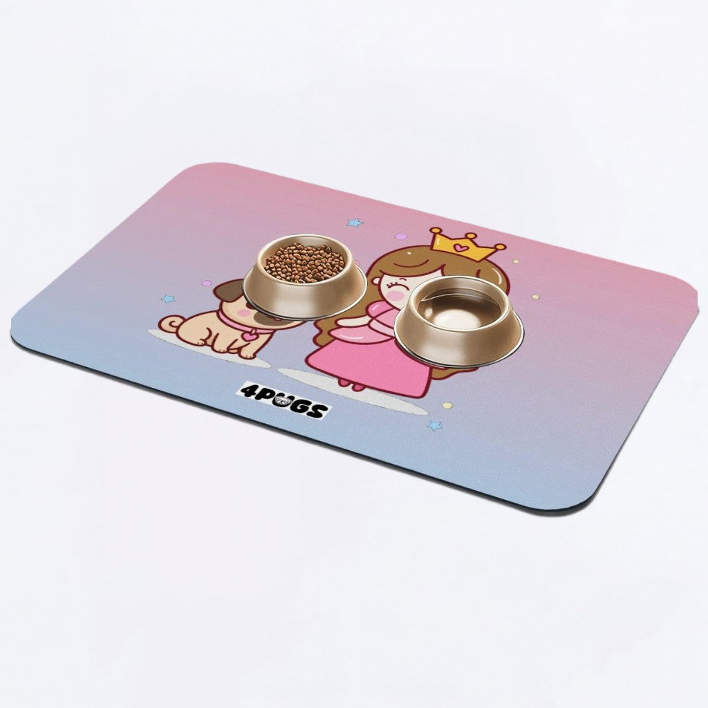 Cupcake - Premium Leather Dog Food Mat