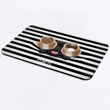 Nova - Premium Leather Dog Food Mat