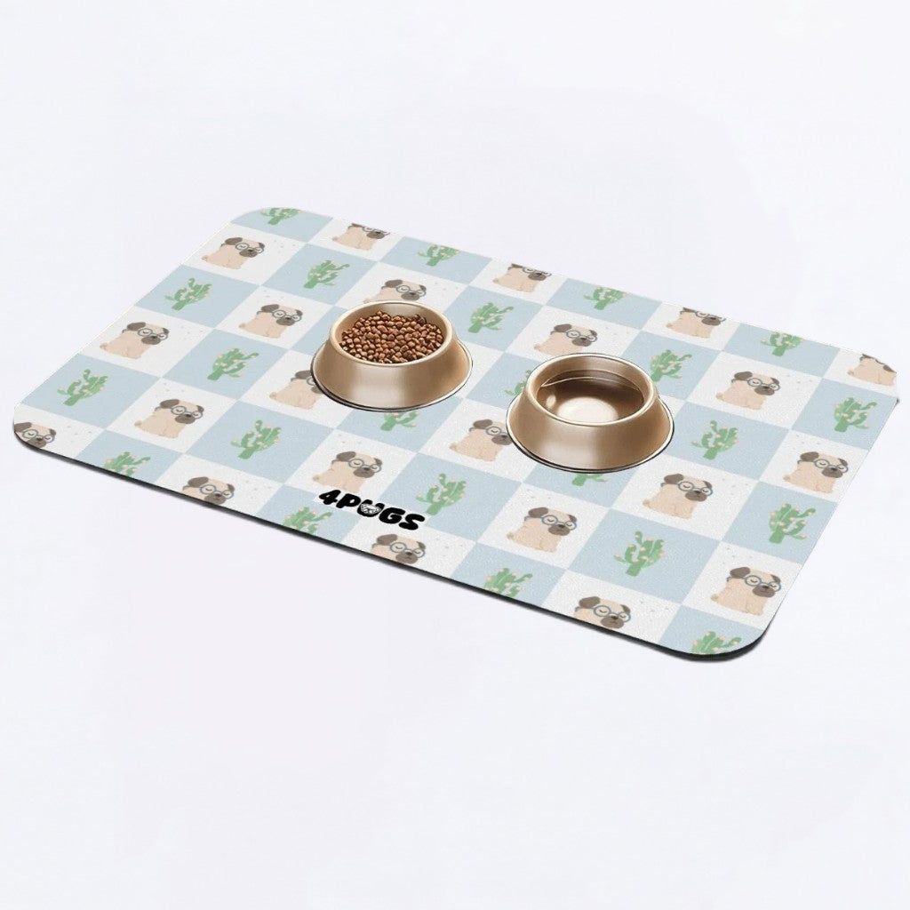 Luna - Premium Leather Dog Food Mat