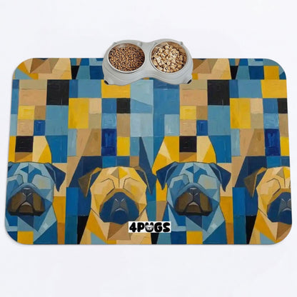 Winston - Premium Leather Dog Food Mat