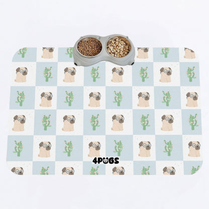 Luna - Premium Leather Dog Food Mat