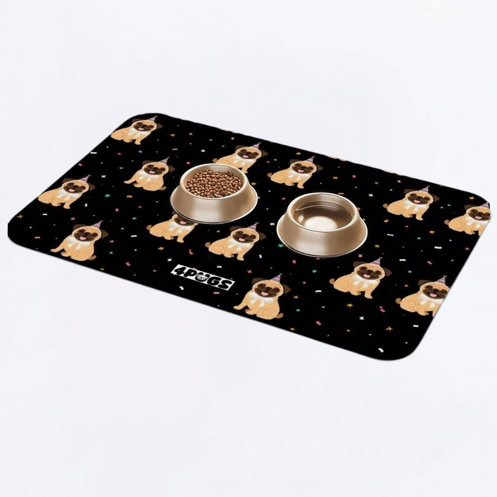 Thor - Premium Leather Dog Food Mat