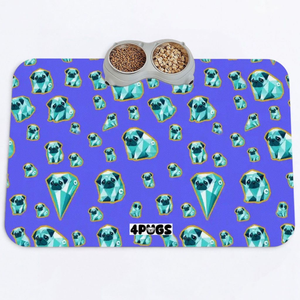 Luna - Premium Leather Dog Food Mat