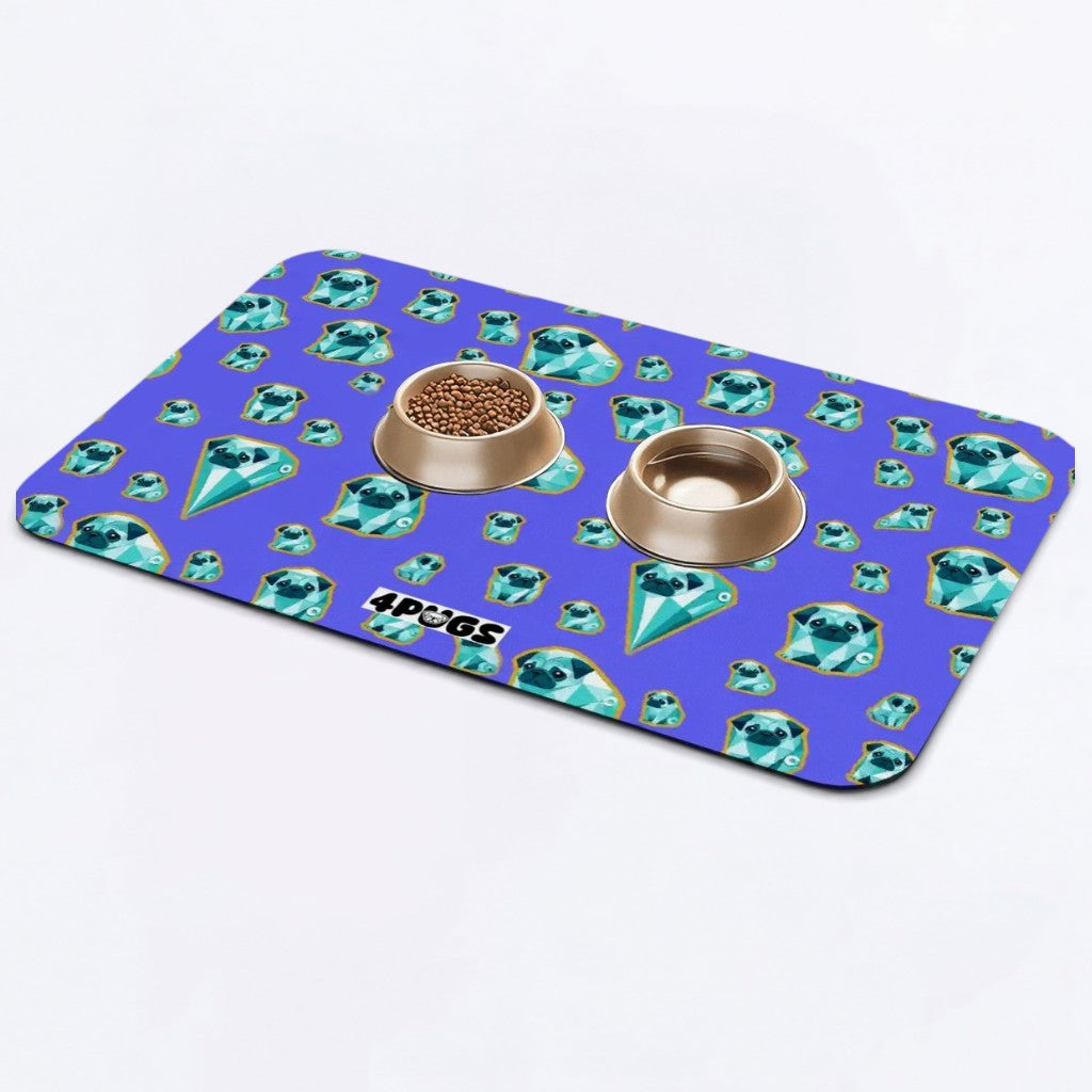 Luna - Premium Leather Dog Food Mat