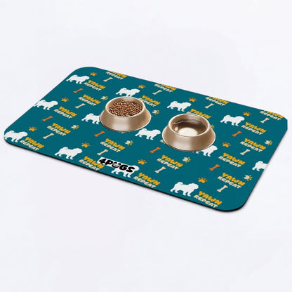 Mochi - Premium Leather Dog Food Mat