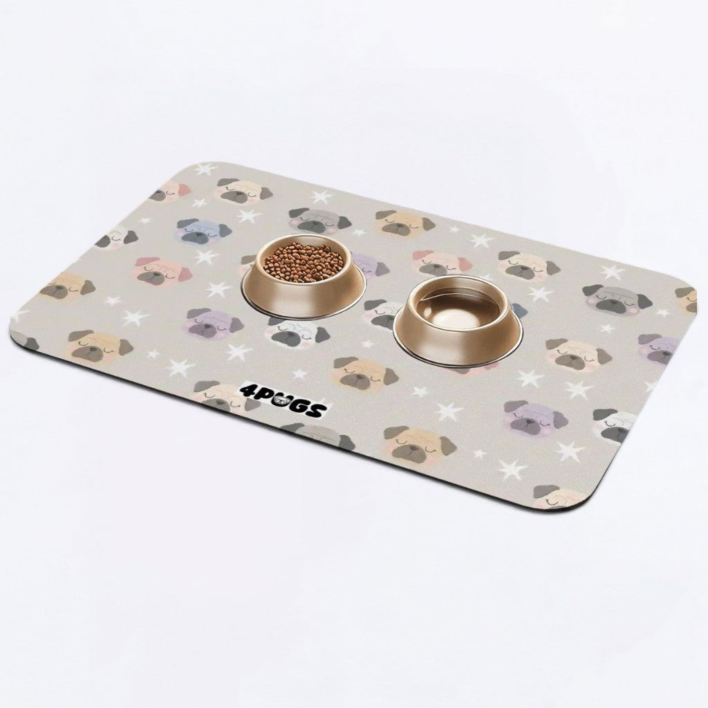 Duke - Premium Leather Dog Food Mat