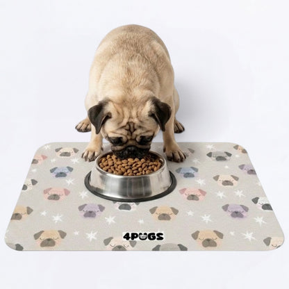 Duke - Premium Leather Dog Food Mat
