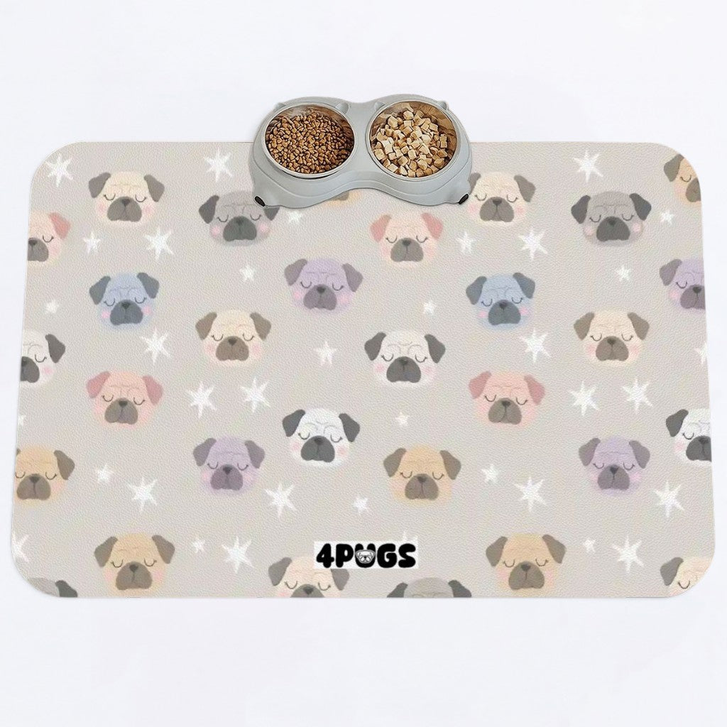 Duke - Premium Leather Dog Food Mat