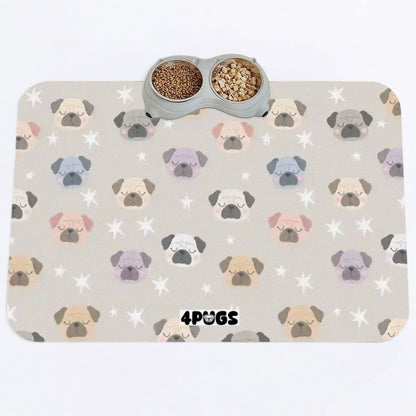 Duke - Premium Leather Dog Food Mat