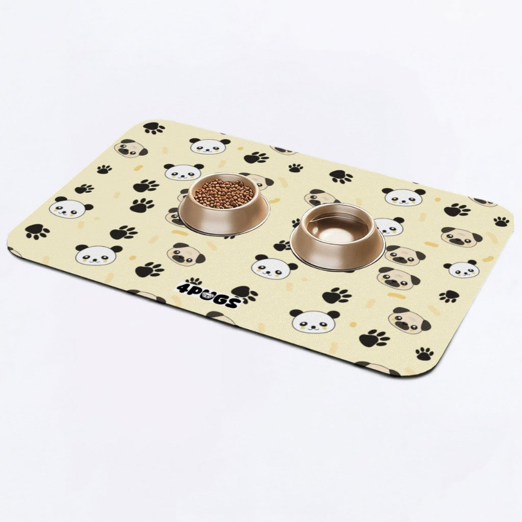 Thor - Premium Leather Dog Food Mat
