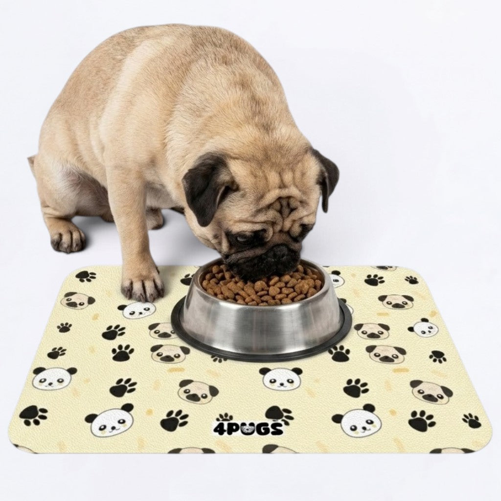 Thor - Premium Leather Dog Food Mat