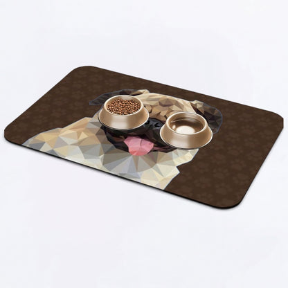 Milo - Premium Leather Dog Food Mat