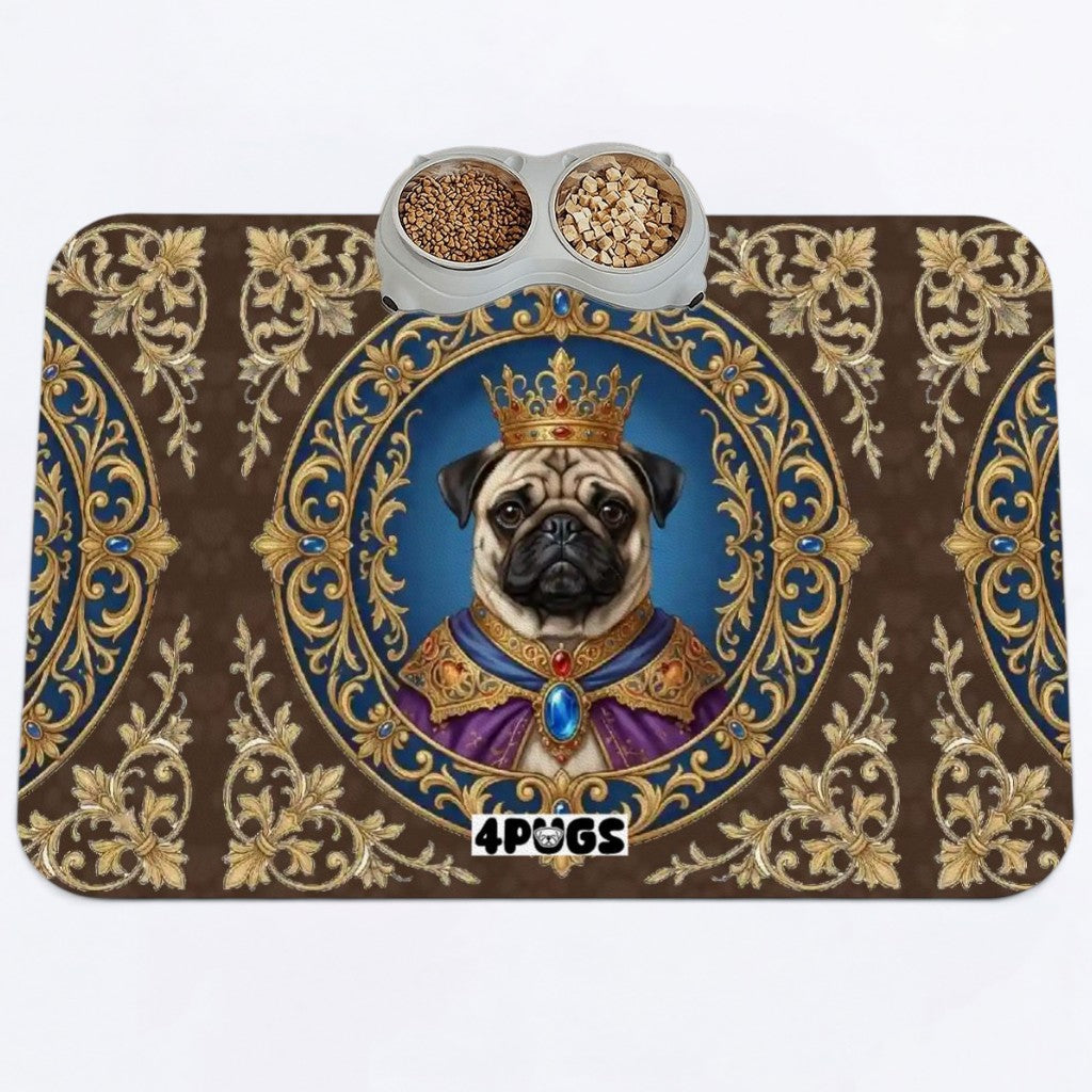 Tyson - Premium Leather Dog Food Mat
