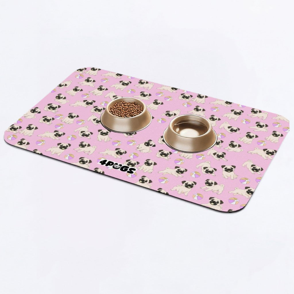 Juno - Premium Leather Dog Food Mat