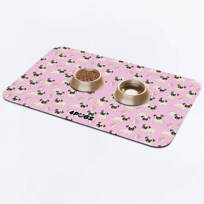 Juno - Premium Leather Dog Food Mat
