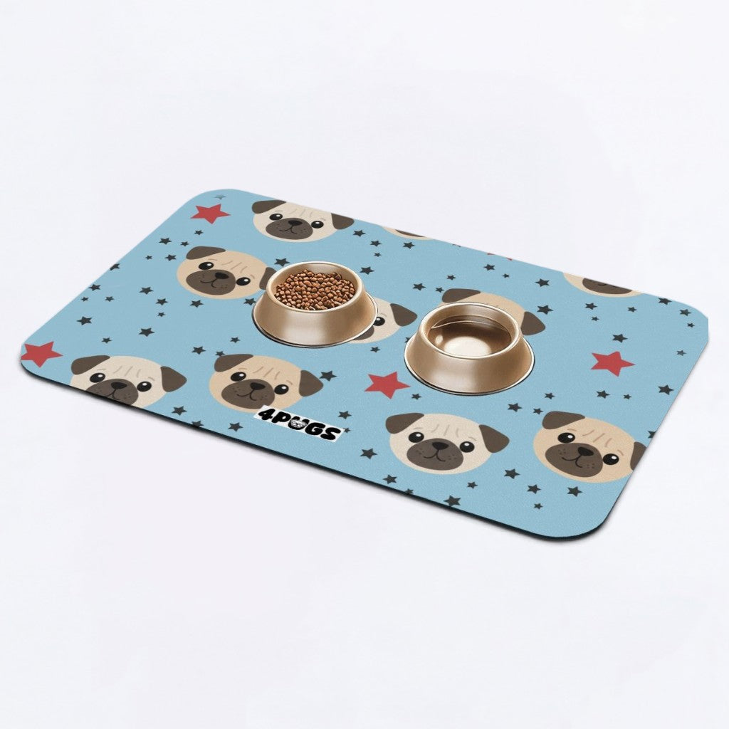 Diesel  - Premium Leather Dog Food Mat