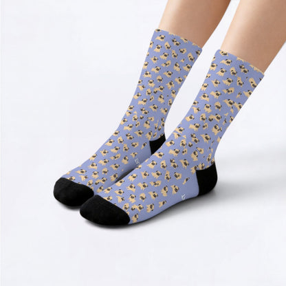 Missy  - Funny Pug Socks | Unisex Crew Socks
