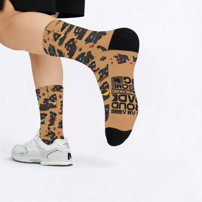 Nala  - Funny Pug Socks | Unisex Crew Socks